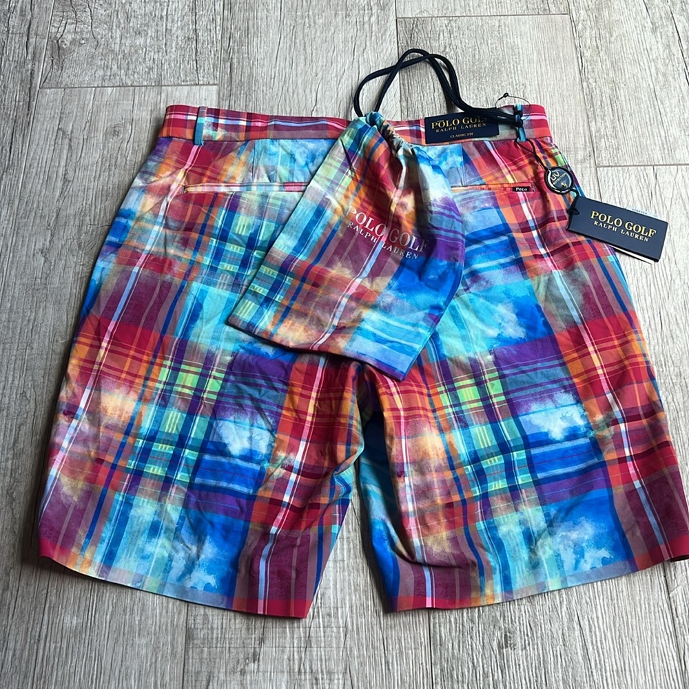 Polo Golf Ralph Lauren Classic Fit New England Prep Golf Shorts Men’s Size 31 - Picture 6 of 16